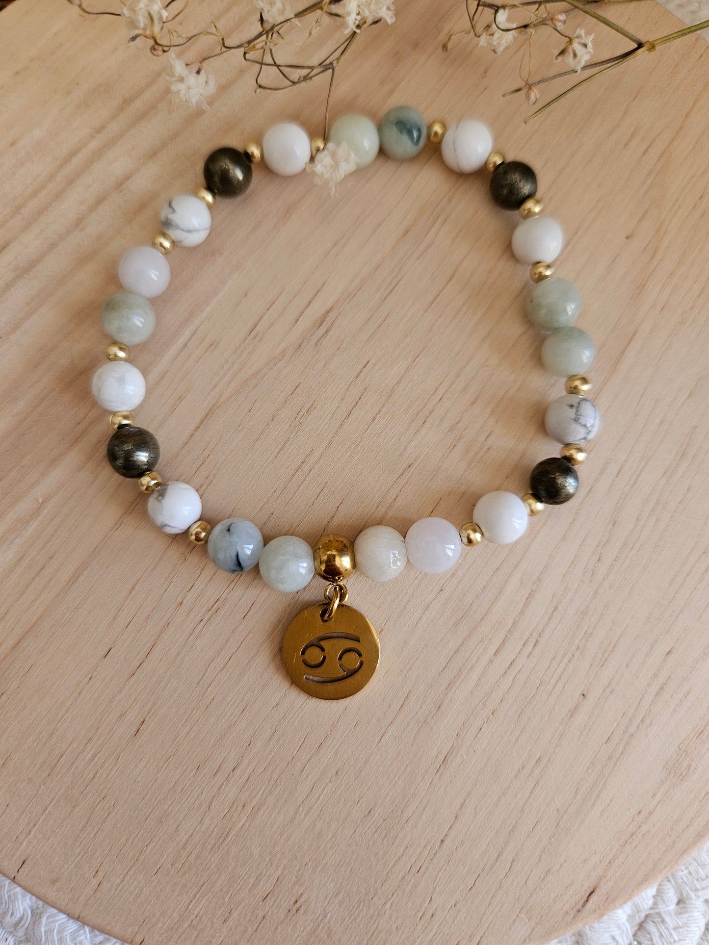 Bracelet Signe Astrologique - Cancer ♋ ✨