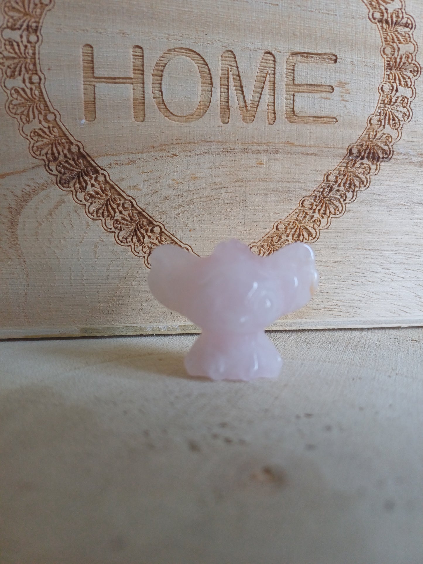 mini Figurine - quartz rose ou sodalite