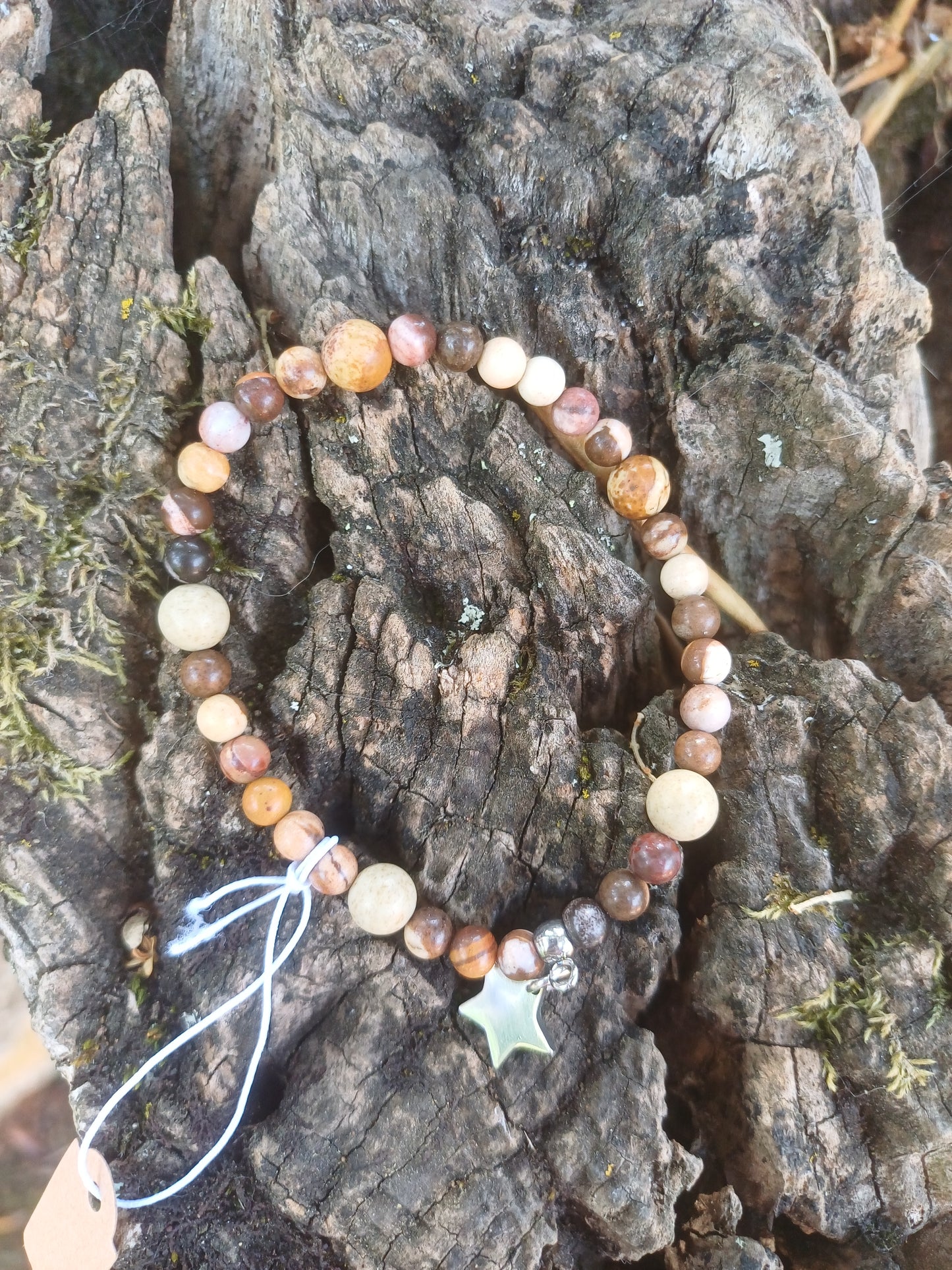 Bracelet en jaspe paysage