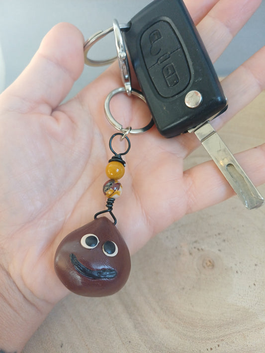 Porte-clé Châtaigne & Mookaite – édition limitée