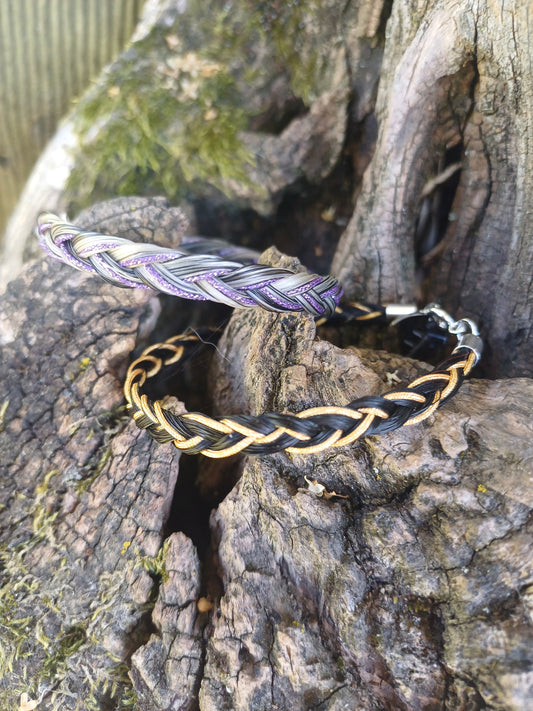 🐎 Bracelet personnalisé en crin de ton cheval – Bijou d’âme et lien éternel